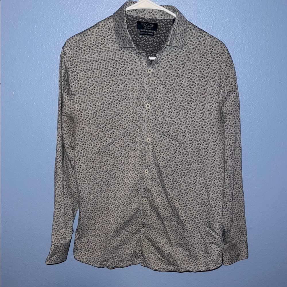 Original Penguin Gray Casual Button Down Shirt - size 15. B7